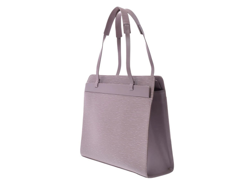 Louis Vuitton Lilac Handbag Leather Purple Epi Croisette
